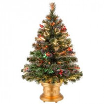 National Tree Company 3 ft. Fiber Optic Fireworks Artificial Christmas Tree-SZFX7-158L-36-1 300496170