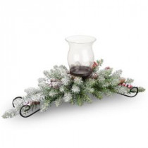National Tree Company 30 in. Dunhill Fir Centerpiece and Candle Holder-DUF3-800-30C-A1 300478169