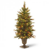 National Tree Company 4 ft. Decorative Collection Long Needle Pine Cone Entrance Artificial Christmas Tree-DC3-178L-40 300120635