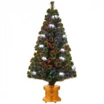 National Tree Company 4 ft. Fiber Optic Double Bell Artificial Christmas Tree-SZDB7-111-48 205331323