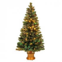 National Tree Company 4 ft. Fiber Optic Fireworks Evergreen Artificial Christmas Tree-SZEX7-100-48 100686323