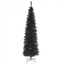 National Tree Company 6 ft. Black Tinsel Artificial Christmas Tree-TT33-704-60 300487957