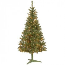 National Tree Company 6 ft. Canadian Grande Fir Artificial Christmas Tree with Clear Lights-CFG7-300-60 207183135