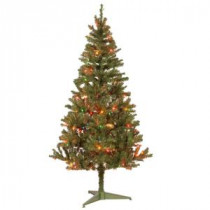 National Tree Company 6 ft. Canadian Grande Fir Artificial Christmas Tree with Multicolor Lights-CFG7-303-60 207183136