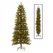 National Tree Company 6.5 ft. Kensington 2-Dimensional Artificial Christmas Tree with Clear Lights-KNTD3-307-65 207183179