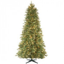 National Tree Company 6.5 ft. PowerConnect Tiffany Fir Artificial Christmas Slim Tree with Clear Lights-PETF4-304P-65MS 300443155