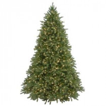 National Tree Company 7-1/2 ft. Feel Real Jersey Fraser Fir Hinged Artificial Christmas Tree with 1250 Clear Lights-PEJF1-300-75 207183272