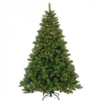 National Tree Company 7-1/2 ft. Feel Real Winchester Pine Hinged Artificial Christmas Tree with 500 Clear Lights-PEWCH7-300-75 207183322