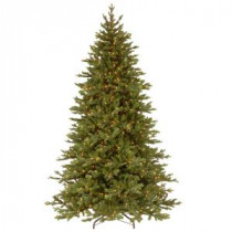 National Tree Company 7-1/2 ft. Feel Real Yukon Fir Hinged Artificial Christmas Tree with 750 Clear Lights-PEYF3-300-75 207183324