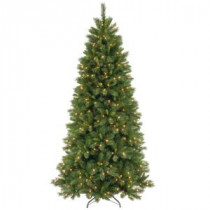 National Tree Company 7-1/2 ft. Lehigh Valley Pine Hinged Artificial Christmas Tree with 500 Clear Lights-LVP7-307-75 207183194