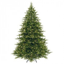 National Tree Company 7-1/2 ft. Readington Fir Hinged Artificial Christmas Tree with Clear Lights-PERD1-300-75 207183305