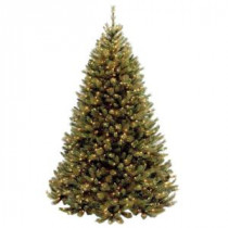 National Tree Company 7-1/2 ft. Rocky Ridge Medium Pine Hinged Artificial Christmas Tree with 750 Clear Lights-RRMH1-75LO 207183327