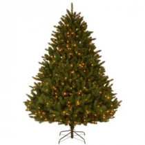 National Tree Company 7-1/2 ft. Venetian Fir Hinged Artificial Christmas Tree with 800 Clear Lights-VTF7-300-75 207183337