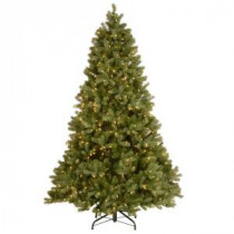 National Tree Company 7 ft. Bayberry Spruce Artificial Christmas Tree with Clear Lights-PEBY3-312-70 205330672