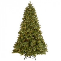 National Tree Company 7 ft. Downswept Douglas Fir Artificial Christmas Tree with Clear Lights-PEDD3-312-70 205330694