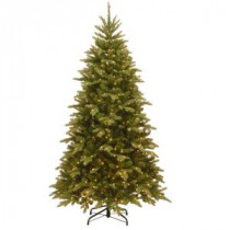 National Tree Company 7.5 ft. Chesapeake Fir Medium Artificial Christmas Tree with Clear Lights-PECK1-302-75 207183226