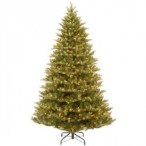 National Tree Company 7.5 ft. Feel Real Normandy Fir Hinged Artificial Christmas Tree with 1000 Clear Lights-PENM1-310-75 207183291