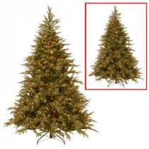 National Tree Company 7.5 ft. Frasier Grande Artificial Christmas Tree with Dual Color LED Lights-PEFG4-308LD-75 205331394