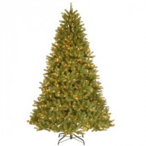 National Tree Company 9 ft. Feel Real Grande Fir Medium Hinged Artificial Christmas Tree with 900 Clear Lights-PEGF4-307-90 207183261