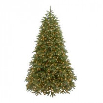 National Tree Company 9 ft. Feel Real Jersey Frasier Fir Medium Hinged Artificial Christmas Tree with 1500 Clear Lights-PEJF1-302-90 202214941