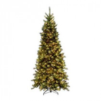 National Tree Company 9 ft. Tiffany Slim Fir Artificial Christmas Tree-TFSLH-90LO 202214953