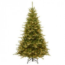 National Tree Company Cambridge Fir 7.5 ft. Artificial Christmas Tree with Clear Lights-PECA1-300-75 207183223