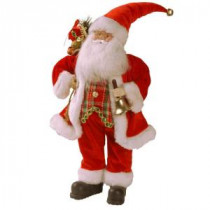 National Tree Company Plush Collection 18 in. Traditional Santa-TP-S141801R 205580566