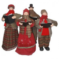 National Tree Company Plush Collection 28 in. to 34 in. Carolers (4-Piece)-PL27-CH1450-3 205580561
