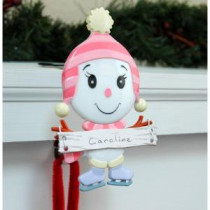 Original MantleClip Daughter Stocking Holder with Snowman Family Icon-BSD0104 206998256