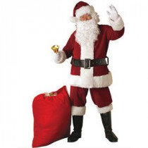 Rubie’s Costumes Extra Large Crimson Regal Plush Santa Suit Adult Costume-23371XL 204424109