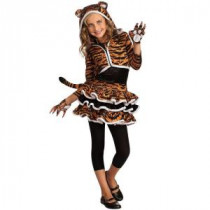 Rubie’s Costumes Girls Tigress Hoodie Costume-R881379_L 205470146