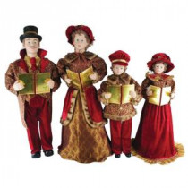 Santa's Workshop 27 in. to 37 in. Victorian Carolers with Songbooks (Set of 4)-4054 207146612
