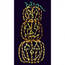 Spooky Town 60 in. Pro-Line LED Wire Decor Animotion JOL's/Pumpkins-90082 206851679