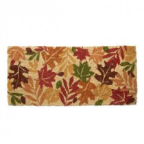 TAG Estate Harvest Leaves 18 in. x 40 in. Coir Mat-TAG95567 300225480