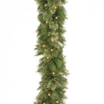 Wispy Willow 9 ft. Garland with Clear Lights-WO1-9ALO-1 300330633
