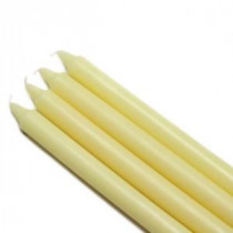 Zest Candle 10 in. Ivory Straight Taper Candles (12-Set)-CEZ-091 203362887