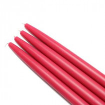 Zest Candle 10 in. Red Taper Candles (12-Set)-CEZ-028 203362824
