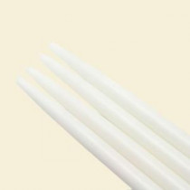 Zest Candle 10 in. White Taper Candles (12-Set)-CEZ-021 203362817