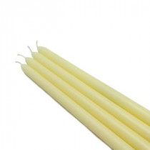 Zest Candle 12 in. Ivory Taper Candles (12-Set)-CEZ-066 203362862
