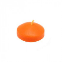 Zest Candle 1.75 in. Orange Floating Candles (Box of 24)-CFZ-006 203362923