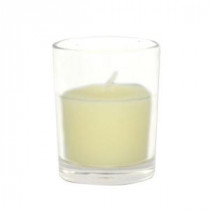 Zest Candle 2 in. Ivory Round Glass Votive Candles (12-Box)-CVZ-018 203363157