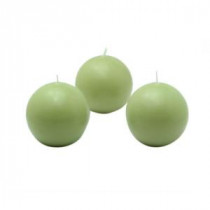 Zest Candle 2 in. Sage Green Ball Candles (12-Box)-CBZ-010 203362759