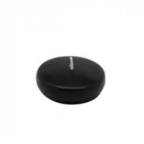 Zest Candle 2.25 in. Black Floating Candles (Box of 24)-CFZ-042 203362959