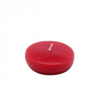 Zest Candle 2.25 in. Red Floating Candles (Box of 24)-CFZ-030 203362947