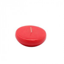 Zest Candle 2.25 in. Ruby Red Floating Candles (Box of 24)-CFZ-029 203362946