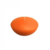 Zest Candle 3 in. Orange Floating Candles (Box of 12)-CFZ-050 203362967