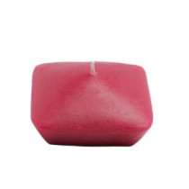 Zest Candle 3 in. Red Square Floating Candles (6-Box)-CFZ-143 203363059